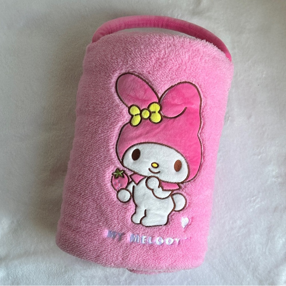 Pink My Melody Plush Blanket